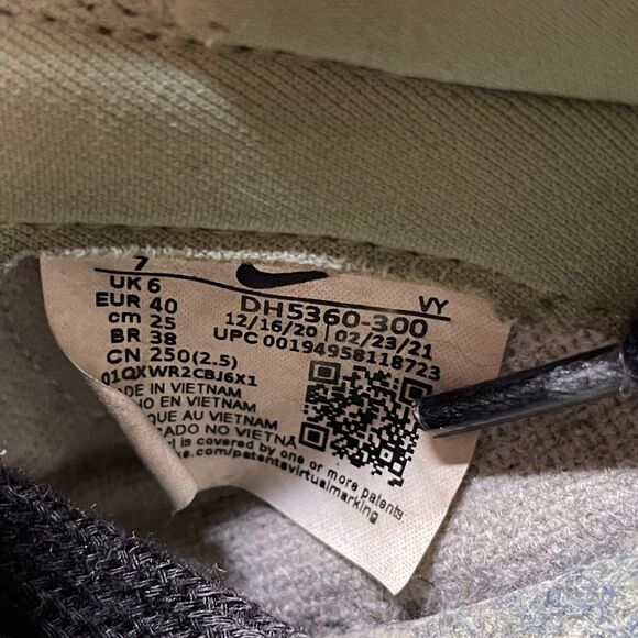 Nike Dunk Low 'Dusty Olive' (DH5360-300) Expeditedship Size 7 WORN - Picture 6 of 10